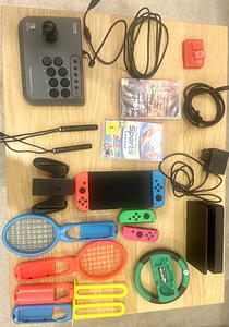 Nintendo Switch OLED + lisad (1 foto / 3)