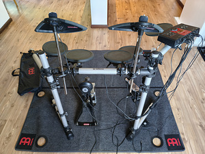 Elektroonilised trummid Yamaha DTXplorer + Meinl trummivaip (4 foto / 5)
