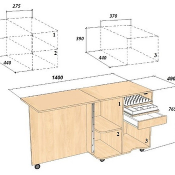Õmbluslaud Comfort COMPACT