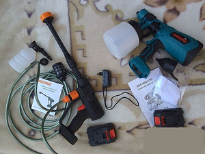 Pesupüstol/värvipüstol + elektrilised käärid (2 foto / 7)