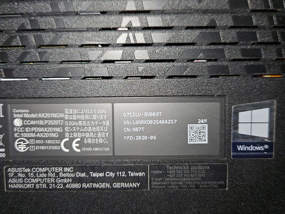 ASUS Rog Strix G712LV