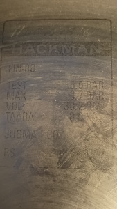 Металлический кег Hartwall / Hackman 30 л, Финляндия (2 фото из 3)