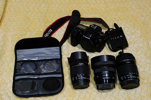 Canon EOS 80D komplekt + 3 objektiivi (1 foto / 9)