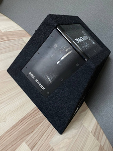 Alpine SBG-844BR — sinise valgustusega subwoofer (4 foto / 8)