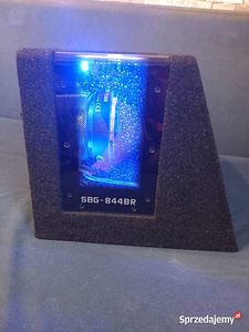 Alpine SBG-844BR — sinise valgustusega subwoofer (7 foto / 8)