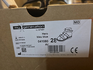 Uued ortopeedilised sandaalid Schein Hero suurus 28 (4 foto / 4)