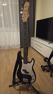 Bass Guitar + Stand + Gig Bag (1 foto / 2)