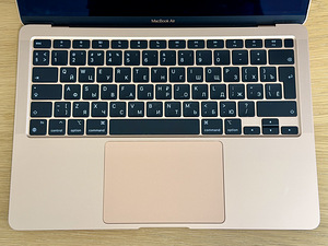 Apple Macbook Air 13 M1 8/256GB Gold ENG/RUS, аккумулятор 87% (2 фото из 6)