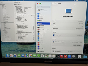 Apple Macbook Air 13 M1 8/256GB Gold ENG/RUS, аккумулятор 87% (6 фото из 6)