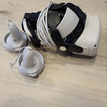 Meta Quest 2 VR-гарнитура + Comfort Head Strap + 5-метровый Link Cable