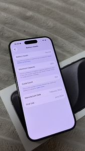 iPhone 15 Pro 256GB Black BH88% (6 foto / 9)