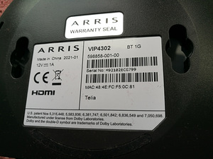 Приставка Telia Arris (2 фото из 2)