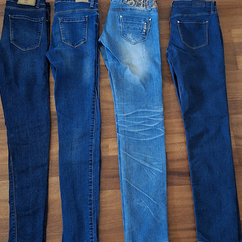 Джинсы s.xs (26/32), талия 72 см, ONLY новые, Springfield новые, H&M новые