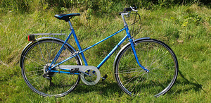 ROOTSI HOOLDATUD JALGRATAS "CRESCENT" MIXTE (1 foto / 3)