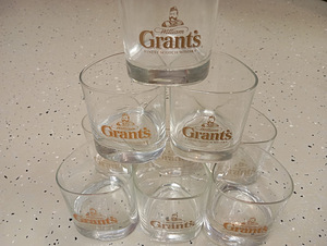 Viski klaasid, viskiklaas, Whiskey klaas, "Grants" 9 tükki (1 foto / 6)