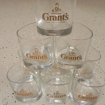 Viski klaasid, viskiklaas, Whiskey klaas, "Grants" 9 tükki