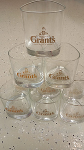 Viski klaasid, viskiklaas, Whiskey klaas, "Grants" 9 tükki (3 foto / 6)