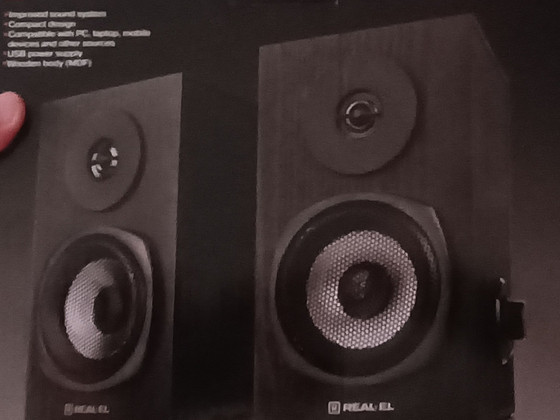 Продам акустику REAL-EL S-450 (2.0, 46 Вт).