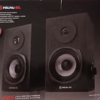 Продам акустику REAL-EL S-450 (2.0, 46 Вт).