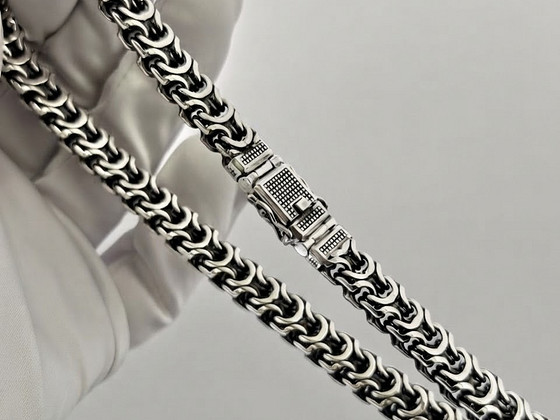 Серебряная цепь «Рамзес». 64 см. 121 грамм. Новая.