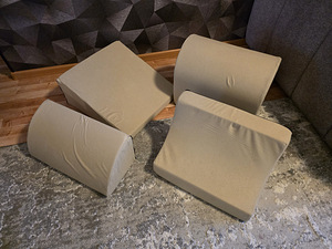 Набор детских мягких модулей для лазания — 4 мягких модуля со съёмными моющимися... (1 фото из 6)