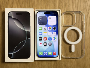 Apple iPhone 16 Pro 256GB White Titanium uueväärne! Aku 92% (6 foto / 7)