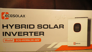 SOLAR HYBRID MPPT CONTROLLER INVERTER ECGSOLAX 6500 W (1 foto / 10)
