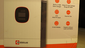 SOLAR HYBRID MPPT CONTROLLER INVERTER ECGSOLAX 6500 W (2 foto / 10)