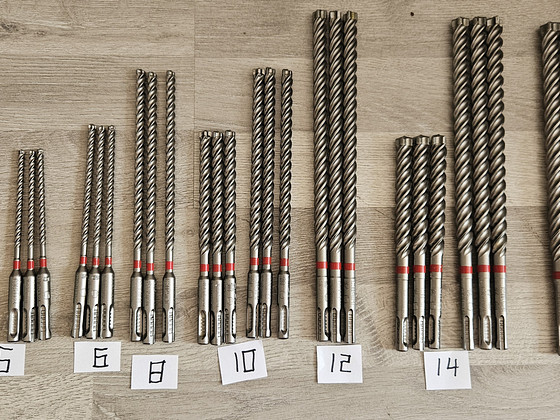 Hilti сверла по бетону разной длины и диаметра
