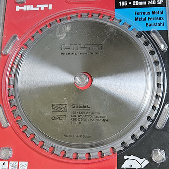 Hilti Диск для циркулярной пилы SCBM MU Steel 165