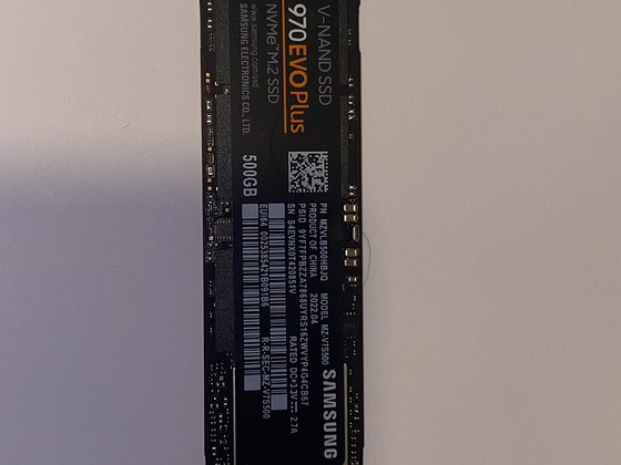 Samsung Evo 970 Plus 500GB M.2 NVME SSD