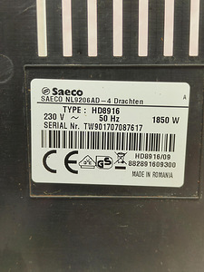 Kohvimasin Saeco Incanto HD 8916 (9 foto / 9)