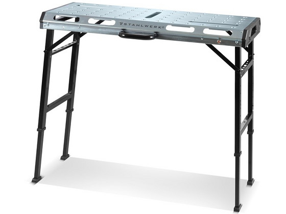 Мобильный сварочный стол STAHLWERK AWT-930 ST 1068 x 532 мм