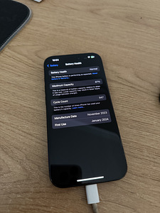 iPhone 15 pro 128gb BH 87% (2 foto / 5)