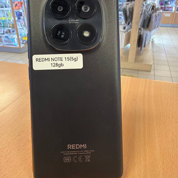 Xiaomi Redmi Note 15 5G 128Gb Black в очень хорошем состоянии
