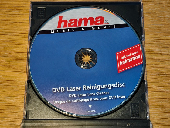 Hama DVD Laser Lens Cleaner ,чистящий диск для DVD-проиг.
