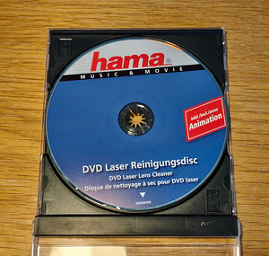 Hama DVD Laser Lens Cleaner ,чистящий диск для DVD-проиг. (1 фото из 5)