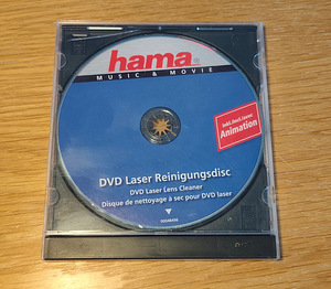 Hama DVD Laser Lens Cleaner ,чистящий диск для DVD-проиг. (2 фото из 5)