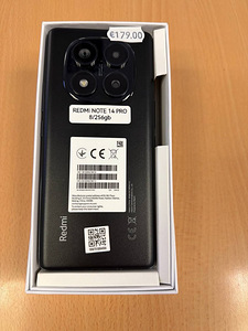 Xiaomi Redmi Note 14 Pro 4G 8/256Gb Black uueväärne (1 foto / 1)