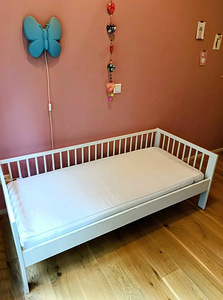 Детская кровать с матрасом - Ikea Gulliver - 70x160 cm (1 фото из 8)