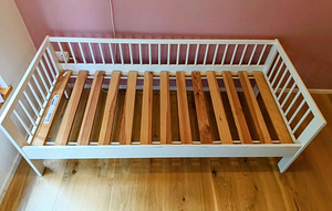 Детская кровать с матрасом - Ikea Gulliver - 70x160 cm (2 фото из 8)