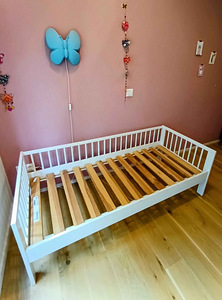 Детская кровать с матрасом - Ikea Gulliver - 70x160 cm (6 фото из 8)
