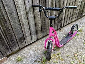 Laste tõukeratas õhkrehvidega (2 foto / 8)