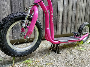 Laste tõukeratas õhkrehvidega (8 foto / 8)