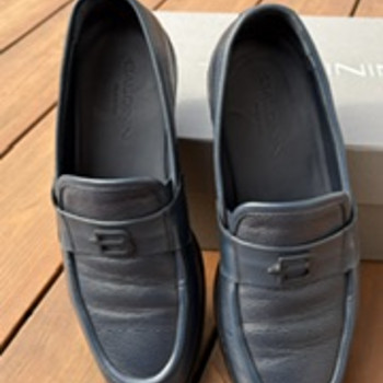 Meeste nahast loaferid Baldinini, tumesinised