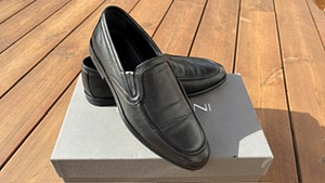 Meeste nahast loaferid Baldinini, mustad (2 foto / 3)