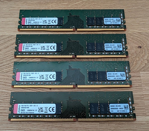 Kingston 64GB (4 X 16GB) PC4-2933Y PC4-23400 DDR4 ECC UDIMM (1 foto / 1)