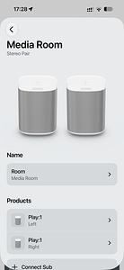 Sonos Play 1 White 2tk, uueväärsed (5 foto / 5)