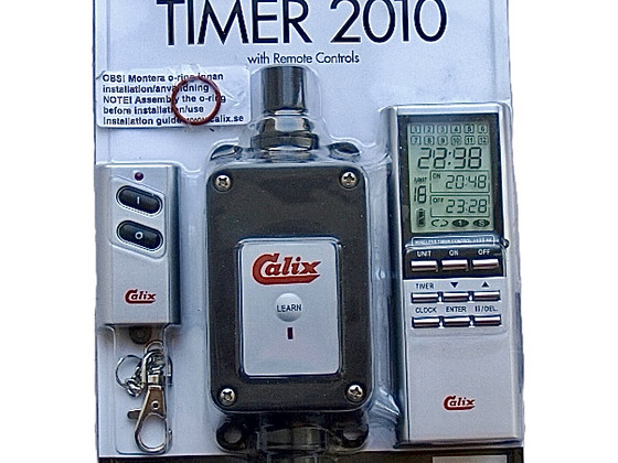 Calix 2010 дистанционно управляемый таймер до 30 м в закрытых помещениях. НОВЫЙ!
