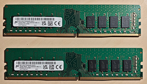 64GB DDR4 ( 2x 32GB ) 3200MT/s - Micron non-ECC (1 foto / 2)